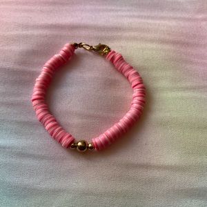 Clay and beaded bracelets go check out my tik tok at Preppy.braclets.fidgets0